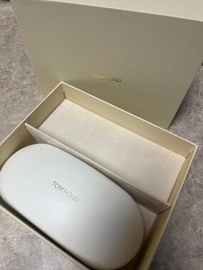 Tom Ford Cream Box and white glasses case